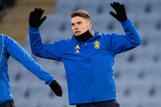 Viktor Gyökeres of the Swedish national football team