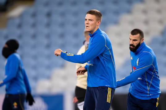 Emil Holm of the Swedish national football team