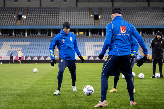 Robin Quaison of the Swedish national football team