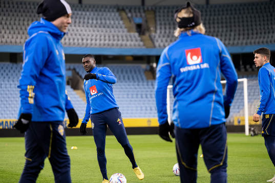 Ken Sema of the Swedish national football team