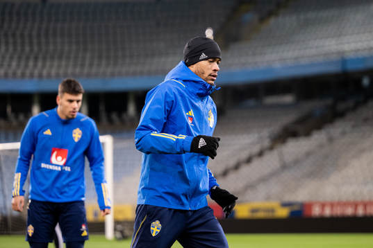 Robin Quaison of the Swedish national football team
