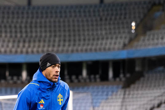 Robin Quaison of the Swedish national football team