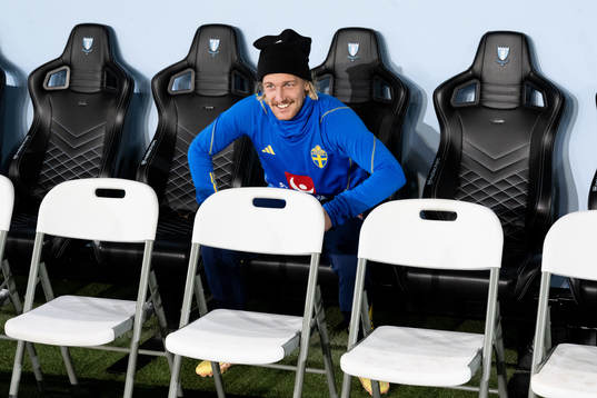 Emil Forsberg of the Swedish national football team