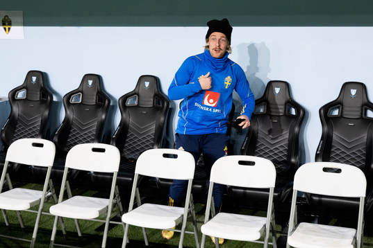 Emil Forsberg of the Swedish national football team