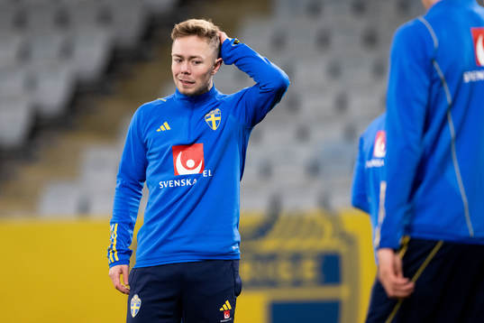 Joel Andersson of the Swedish national football team