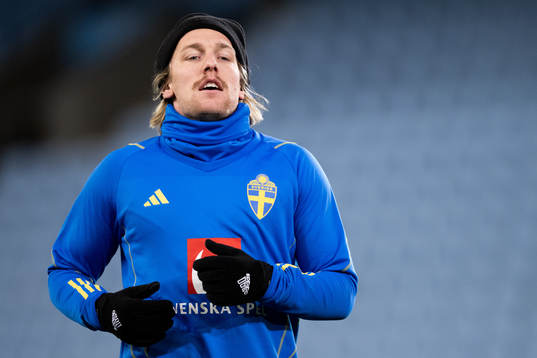 Emil Forsberg of the Swedish national football team