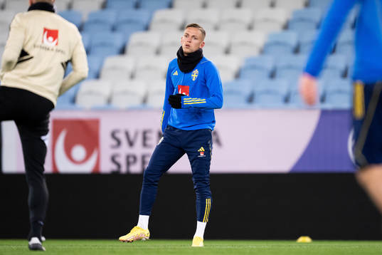 Jesper Karlsson of the Swedish national football team