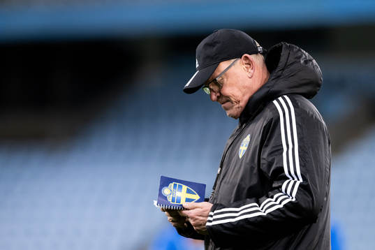 Head coach Janne Andersson of the Swedish national football