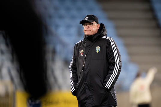 Head coach Janne Andersson of the Swedish national football