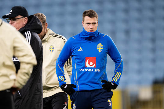 Viktor Claesson of the Swedish national football team