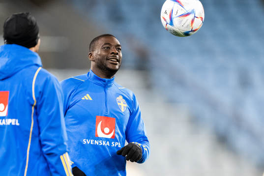 Ken Sema of the Swedish national football team