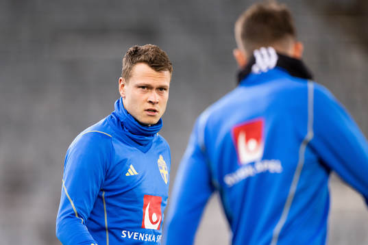 Viktor Claesson of the Swedish national football team