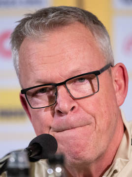 Head coach Janne Andersson of the Swedish national football
