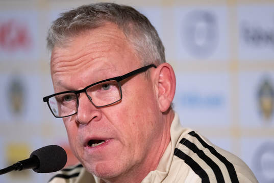 Head coach Janne Andersson of the Swedish national football