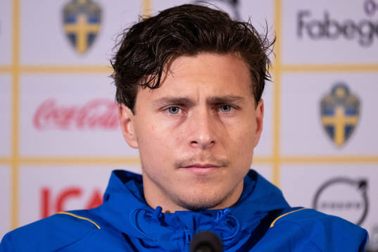 Victor Nilsson Lindelöf of the Swedish national football