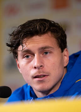 Victor Nilsson Lindelöf of the Swedish national football