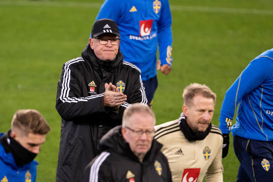 Head coach Janne Andersson of the Swedish national football