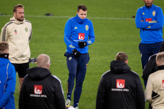 Viktor Claesson of the Swedish national football team