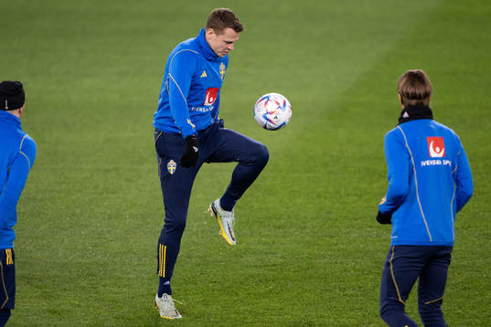Viktor Claesson of the Swedish national football team