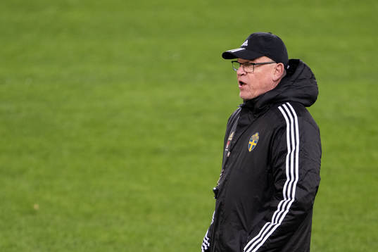 Head coach Janne Andersson of the Swedish national football