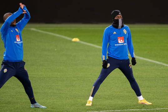 Anthony Elanga of the Swedish national football team