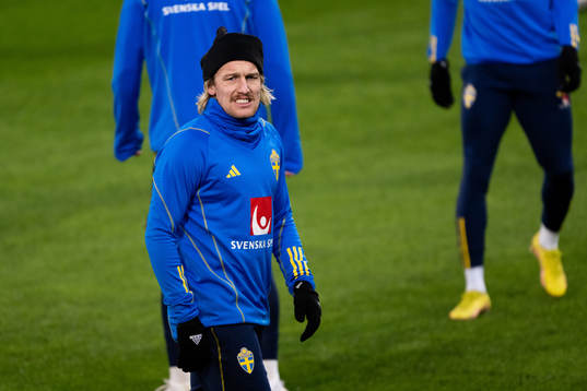 Emil Forsberg of the Swedish national football team