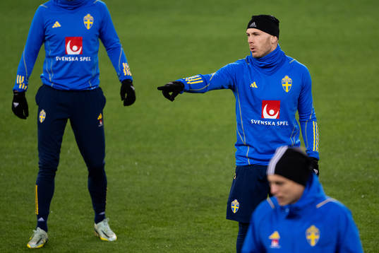 Magnus Eriksson of the Swedish national football team