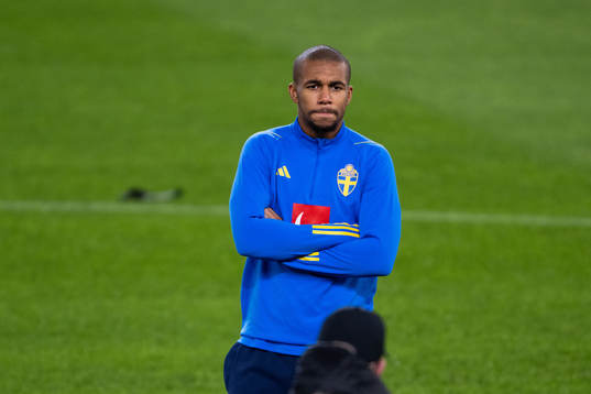 Isak Hien of the Swedish national football team