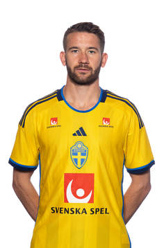 Marcus Rohdén of the Swedish national football team poses