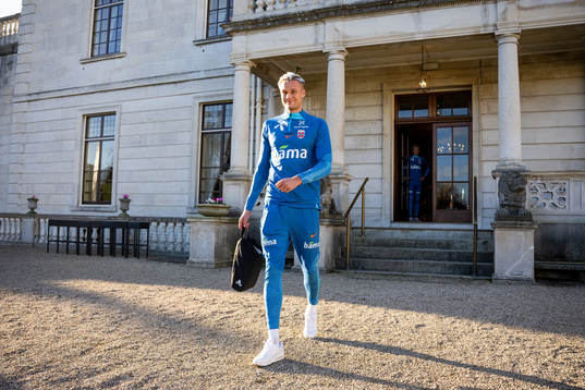 Stian Gregersen of the Norwegian national football team