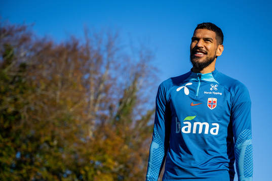 Ohi Omoijuanfo of the Norwegian national football team