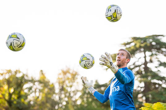 Goalkeeper Egil Selvik of the Norwegian national football