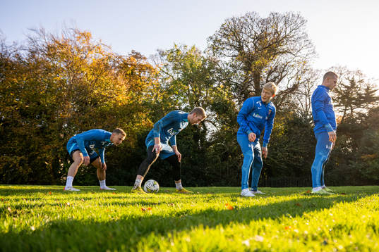 Marius Lode, goalkeeper Egil Selvik, Birger Meling and