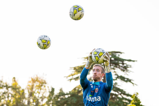Goalkeeper Egil Selvik of the Norwegian national football