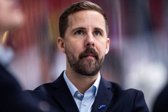 Björklövens tränare Viktor Stråhle