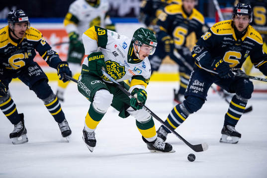 Björklövens +bj39under ishockeymatchen i