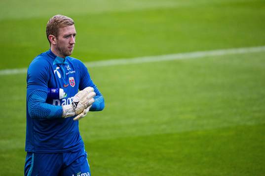 Egil Selvik of the Norwegian national football team