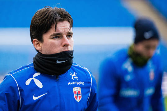 Hugo Vetlesen of the Norwegian national football team