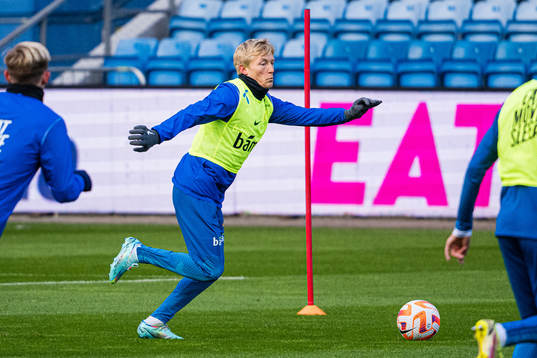 Birger Meling of the Norwegian national football team