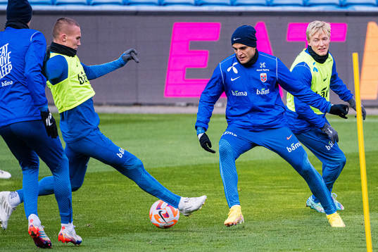 Mohamed Elyounoussi of the Norwegian national football team