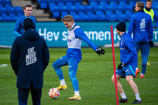 Martin Ødegaard of the Norwegian national football team