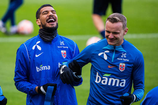 Ohikhuaeme Omoijuanfo and Marius Lode of the Norwegian