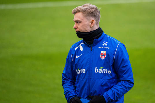 Ola Brynhildsen of the Norwegian national football team