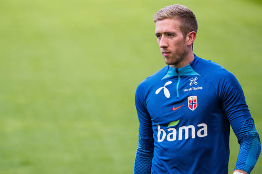 Egil Selvik of the Norwegian national football team