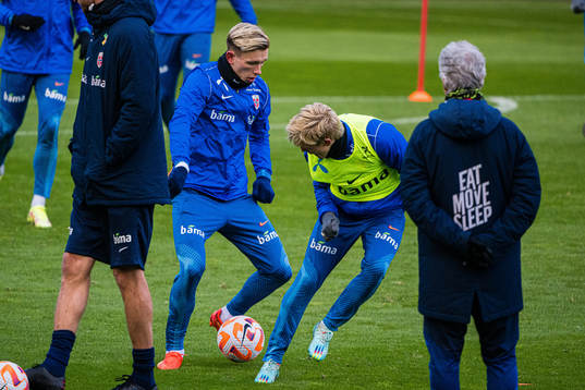 Marcus Holmgren Pedersen of the Norwegian national football