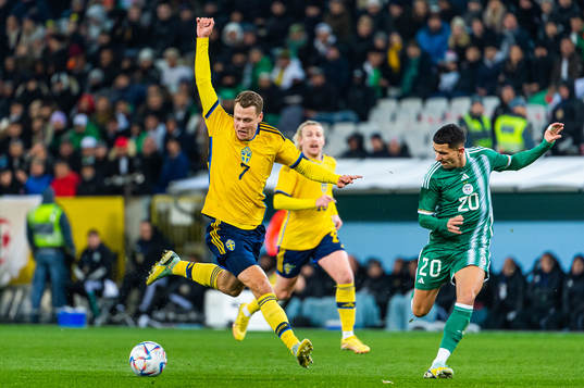 Viktor Claesson of Sweden and Youcef Atal of Algeria