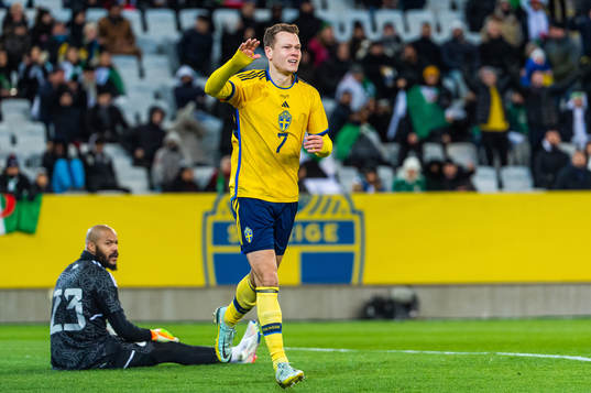 Viktor Claesson of Sweden celebrates