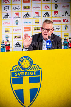 Head coach Janne Andersson of Sweden