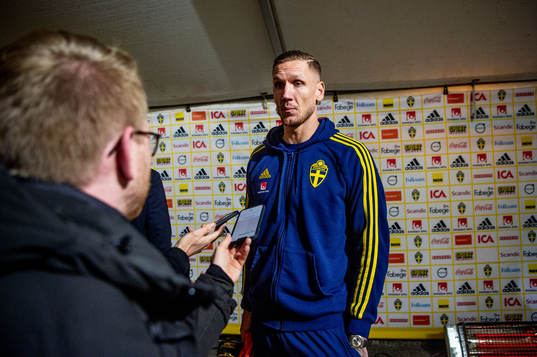 Goalkeeper Robin Olsen of Sweden