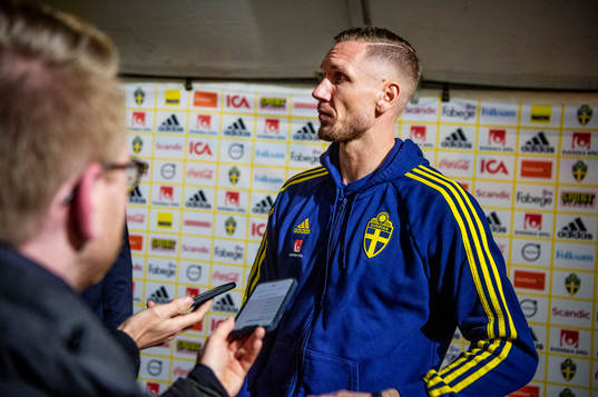 Goalkeeper Robin Olsen of Sweden